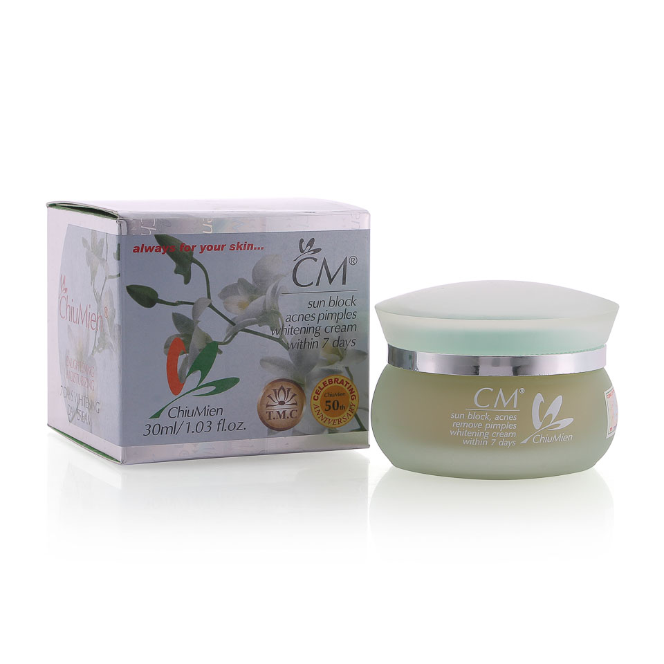 Kem CM® Sun Block Acnes Pimples - Whitening Cream